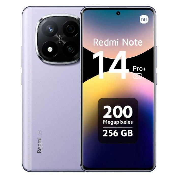 Xiaomi Redmi Note 14 Pro+ 5G 256GB 8GB RAM Lavanda Púrpura - Pantalla 6.67" 6 Xiaomi Redmi Note 14 Pro+ 5G 256GB 8GB RAM Lavanda Púrpura - Pantalla 6.67" 6