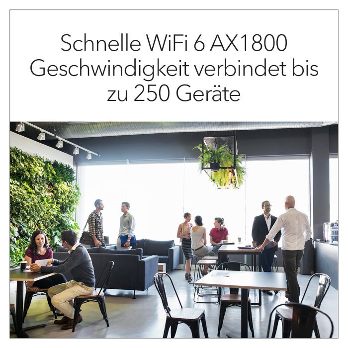 Punto de Acceso Netgear WAX610-100EUS Blanco