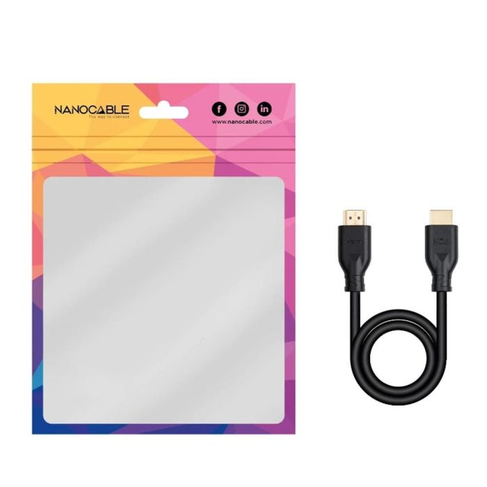 Cable HDMI 2.0 4K CCS Nanocable 10.15.3902/ HDMI Macho - HDMI Macho/ 2m/ Negro 3 Cable HDMI 2.0 4K CCS Nanocable 10.15.3902/ HDMI Macho - HDMI Macho/ 2m/ Negro 3