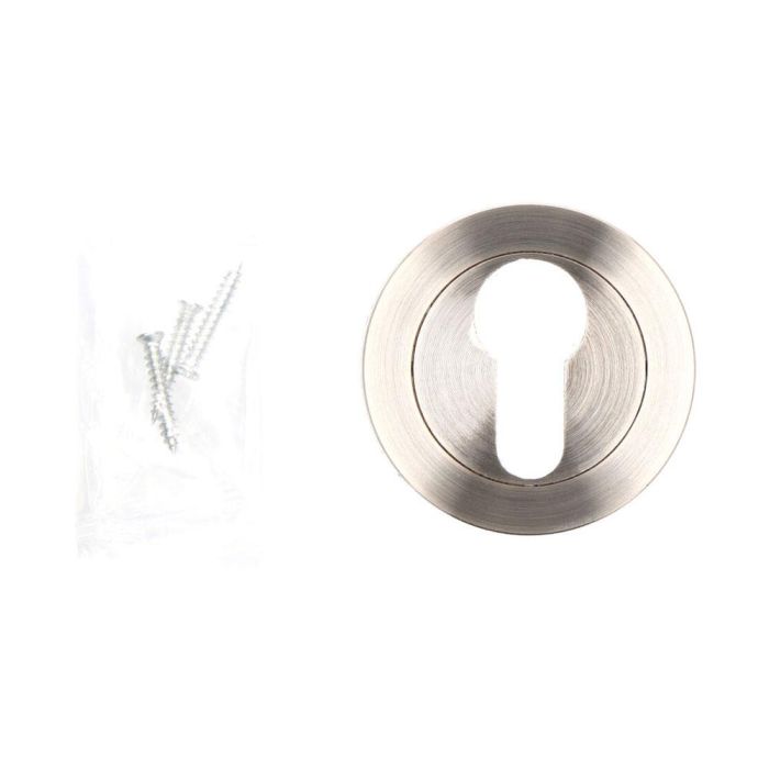 Edm Bocallave pera 707 Ø50 mm niquel satinado - Aluminio, grosor 10 mm Edm Bocallave pera 707 Ø50 mm niquel satinado - Aluminio, grosor 10 mm