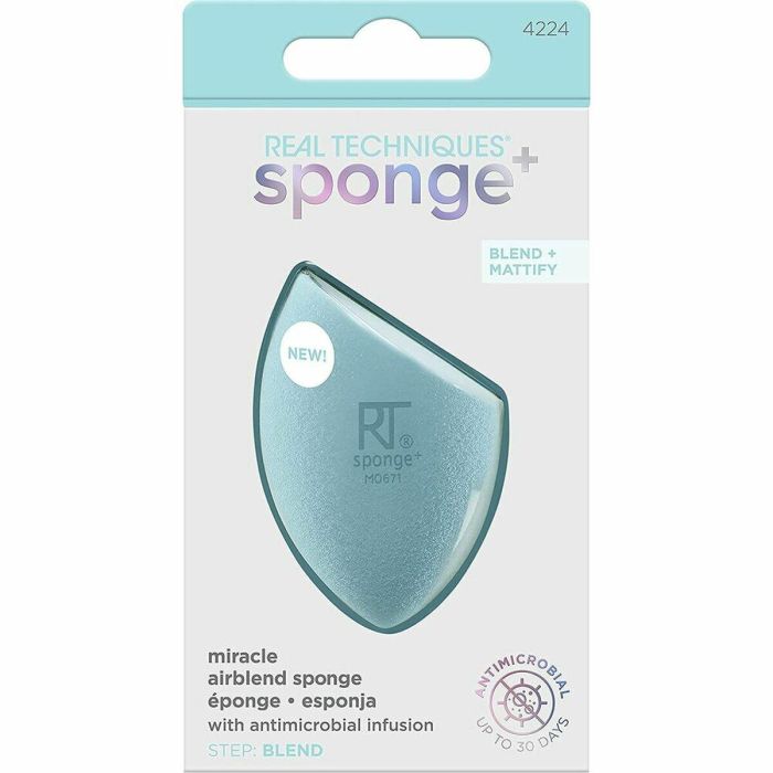 Real Techniques SPONGE+ miracle airblend sponge - Esponja de maquillaje para acabado mate y alta cobertura 5 Real Techniques SPONGE+ miracle airblend sponge - Esponja de maquillaje para acabado mate y alta cobertura 5