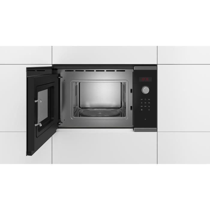 Microondas de encastre simple BOSCH SER4 BFL523MS1F Acero inoxidable 20 L 38,2 x 59,4 x 31,7 cm 2 Microondas de encastre simple BOSCH SER4 BFL523MS1F Acero inoxidable 20 L 38,2 x 59,4 x 31,7 cm 2