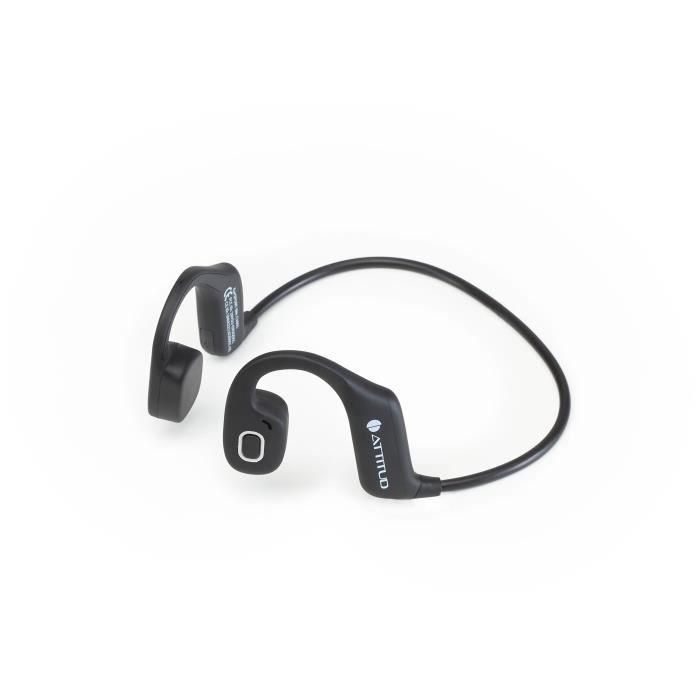 Auriculares Deportivos Inalámbricos - ATTITUD EARSPORT - Free Ears - Tamaño Estándar - Negro Auriculares Deportivos Inalámbricos - ATTITUD EARSPORT - Free Ears - Tamaño Estándar - Negro