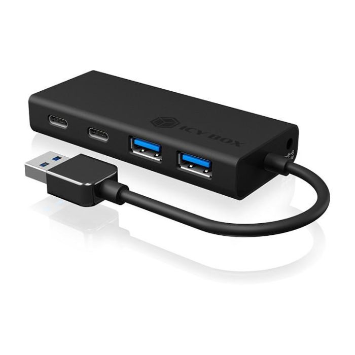 Icy Box USB 3.2 Gen 1 (3.1 Gen 1) Type-A 5000 Mbit/S Black 1 Icy Box USB 3.2 Gen 1 (3.1 Gen 1) Type-A 5000 Mbit/S Black 1