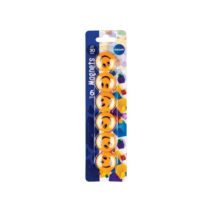 Imanes Redondos Centrum 30 Mm Smile Blister De 6