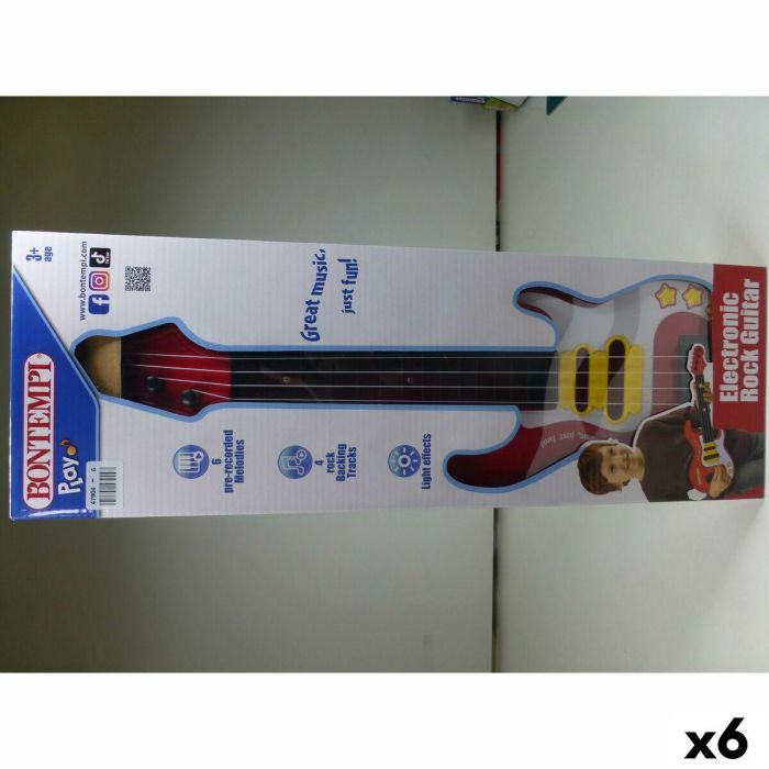 Guitarra Infantil Bontempi 17 x 51 x 5 cm (6 Unidades) 9 Guitarra Infantil Bontempi 17 x 51 x 5 cm (6 Unidades) 9