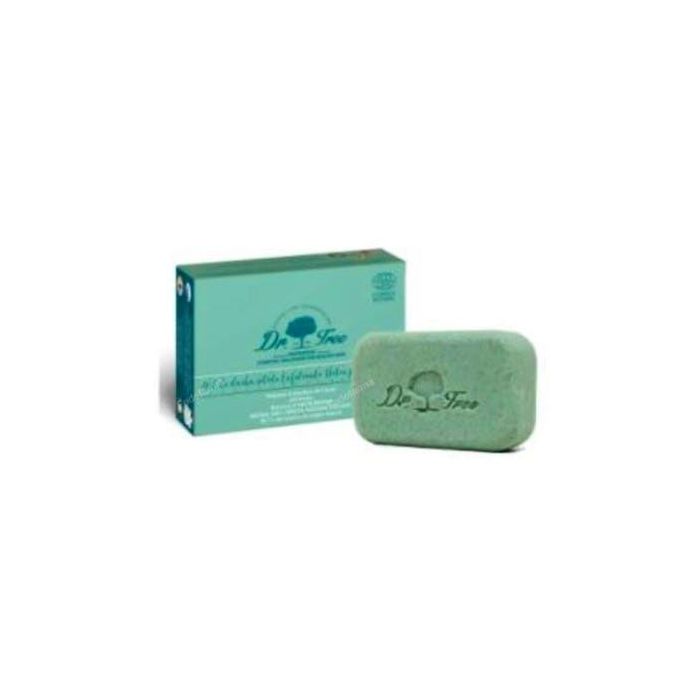 Dr. Tree Gel de Ducha Sólido Exfoliante Detox con Wakame, Romero y Eucalipto. Calma, Hidrata y Protege Todo Tipo de Pieles. 120g Zero Waste