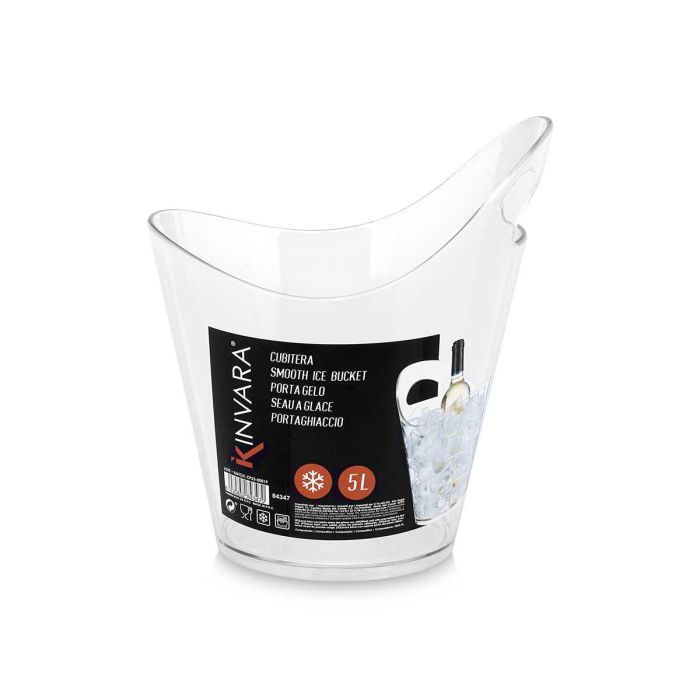 Cubitera para Botellas Kinvara 5L, Transparente, 20.5x29x27 cm (6 Unidades) 2 Cubitera para Botellas Kinvara 5L, Transparente, 20.5x29x27 cm (6 Unidades) 2