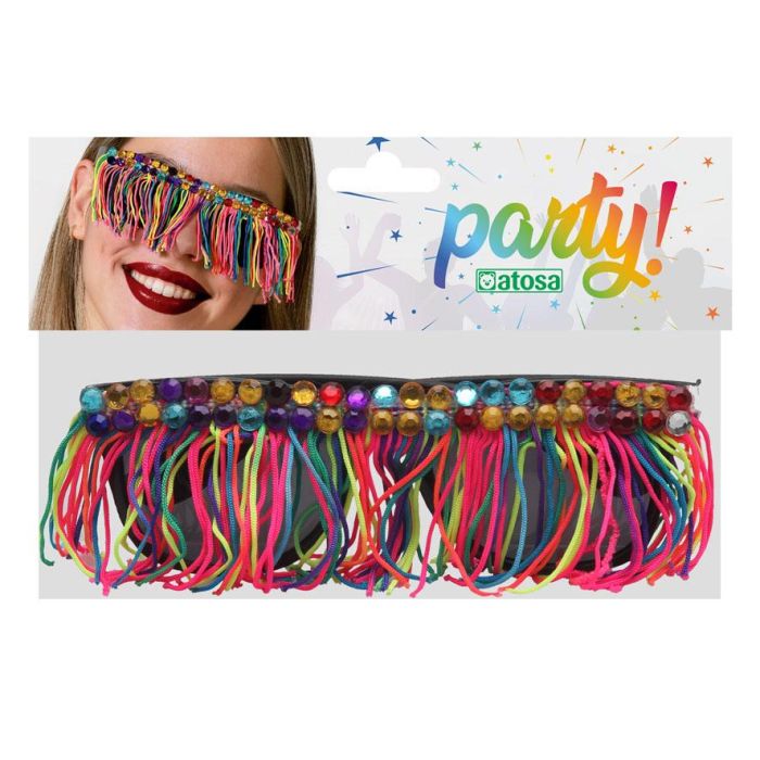 Gafas con Flecos Multicolor para Mujer Adulto - Accesorio Perfecto para Fiestas y Disfraces 1 Gafas con Flecos Multicolor para Mujer Adulto - Accesorio Perfecto para Fiestas y Disfraces 1