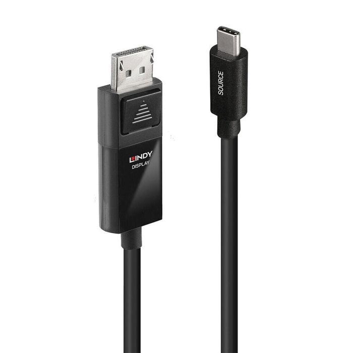 Cable USB-C LINDY 43341 1 m Negro (1 unidad)