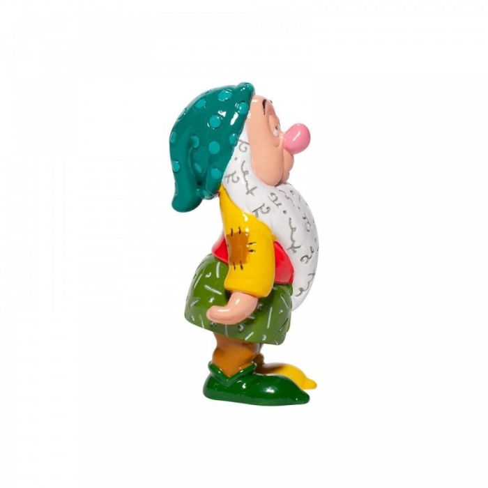 Enesco Figura Disney Blancanieves Enanito Dormilón de Romero Britto, Colección Pop Art 1