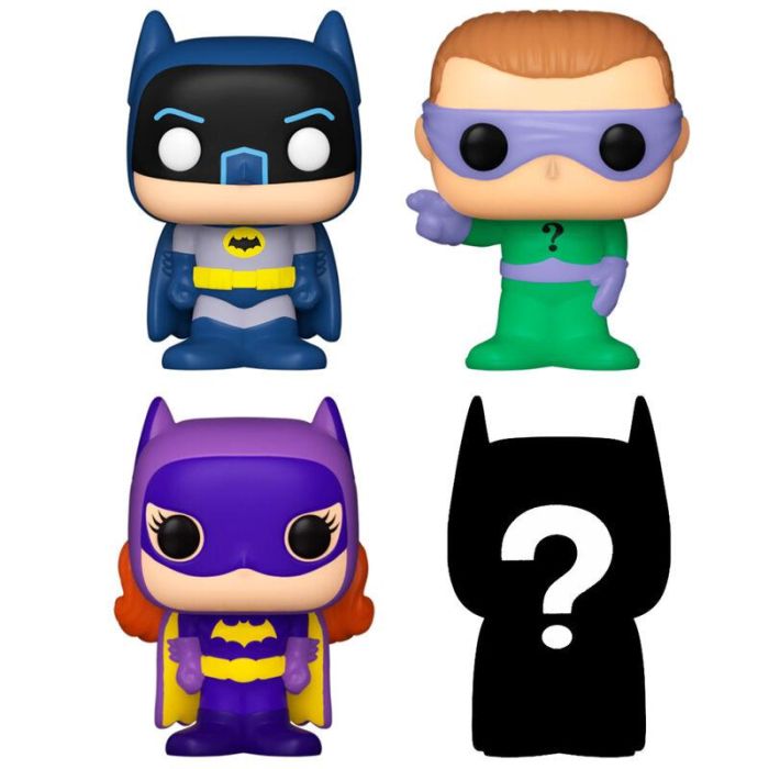 Blister 4 figuras Bitty POP DC Comics Batman Adam West 1 Blister 4 figuras Bitty POP DC Comics Batman Adam West 1