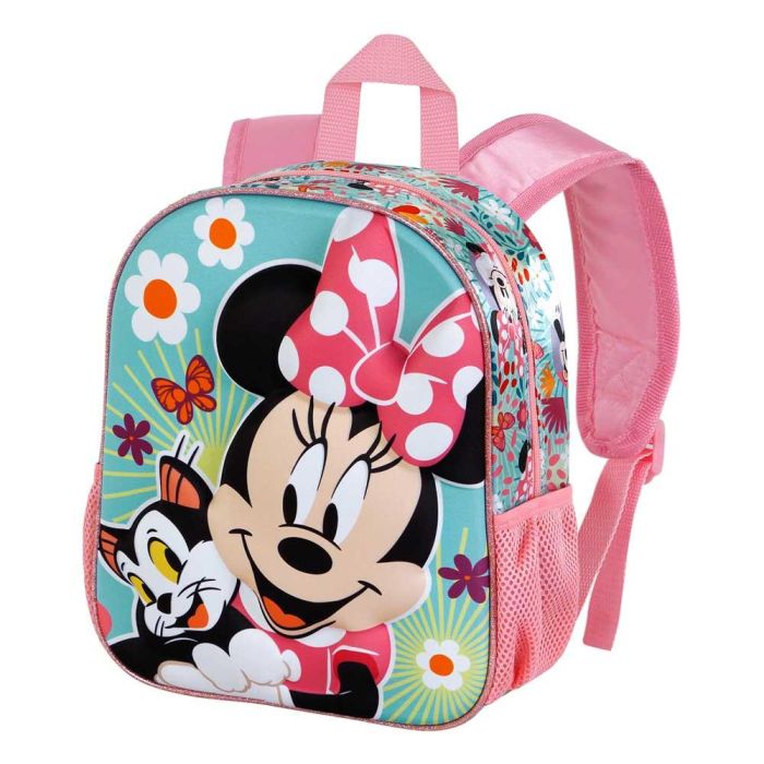 Mochila 3D Pequeña Figaro Disney Minnie Mouse Rosa