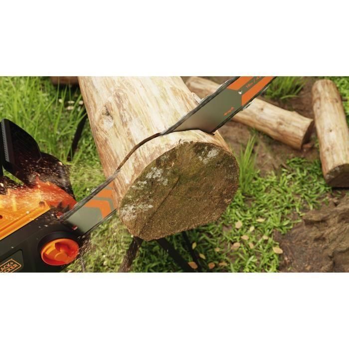 Motosierra con cable - BLACK+DECKER - BECS2245-QS - 2200W - 45 cm - Tensor de cadena sin herramientas 1 Motosierra con cable - BLACK+DECKER - BECS2245-QS - 2200W - 45 cm - Tensor de cadena sin herramientas 1