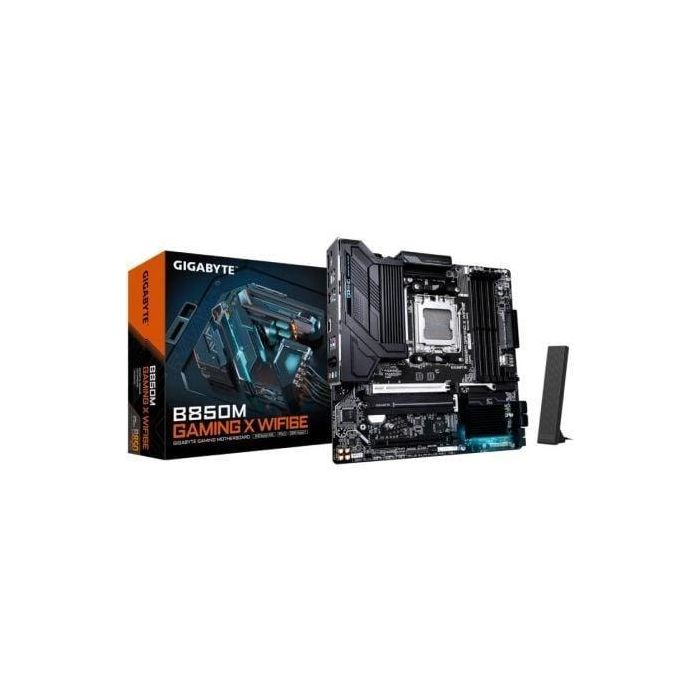 Placa Base Gigabyte B850M GAMING X WF 6E Socket AM5/ Micro ATX Placa Base Gigabyte B850M GAMING X WF 6E Socket AM5/ Micro ATX