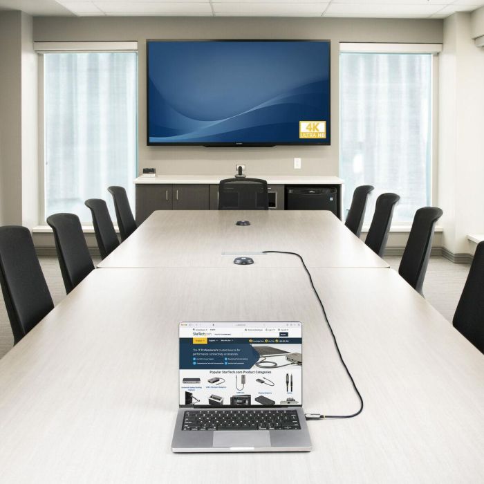 Cable USB Startech 145B-USBC-HDMI4K-AOC Negro 2 Cable USB Startech 145B-USBC-HDMI4K-AOC Negro 2