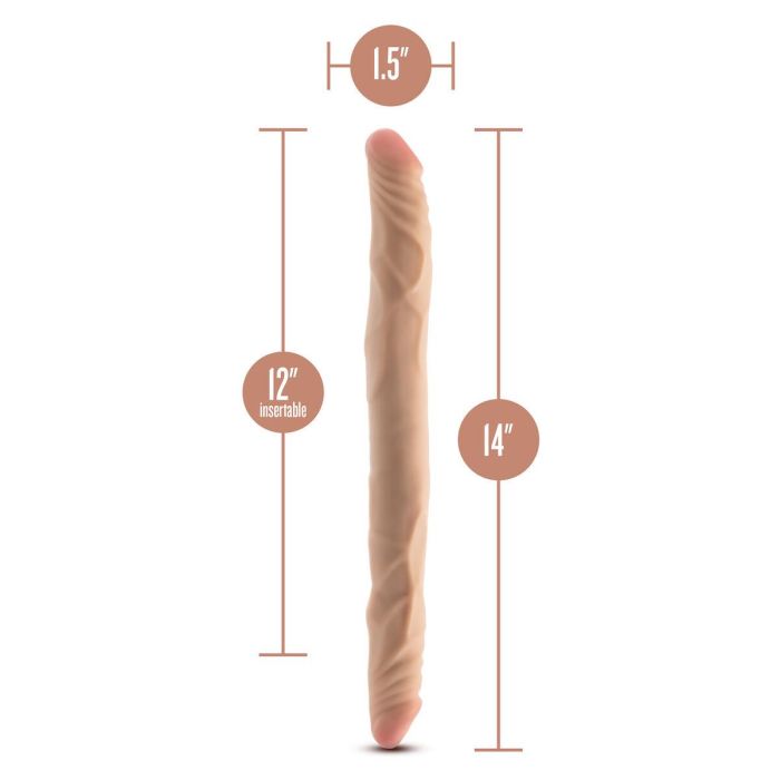 Consolador de Doble Penetración Blush Dr Skin Carne 2