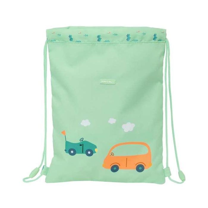 Bolsa Mochila con Cuerdas Safta Coches Verde 26 x 34 x 1 cm Bolsa Mochila con Cuerdas Safta Coches Verde 26 x 34 x 1 cm