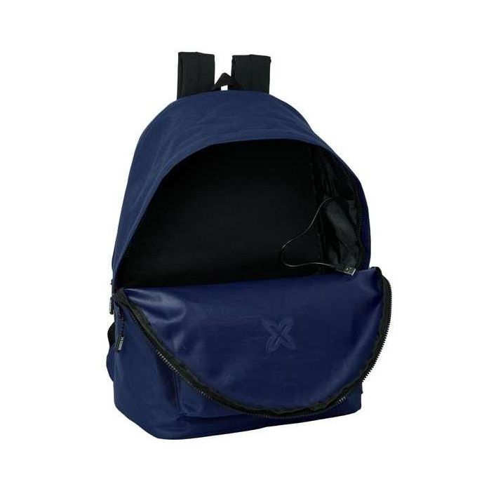 Safta Mochila Doble para Portátil 15,6" + USB Munich Básicos Marino 31x44x18 cm 12 Safta Mochila Doble para Portátil 15,6" + USB Munich Básicos Marino 31x44x18 cm 12