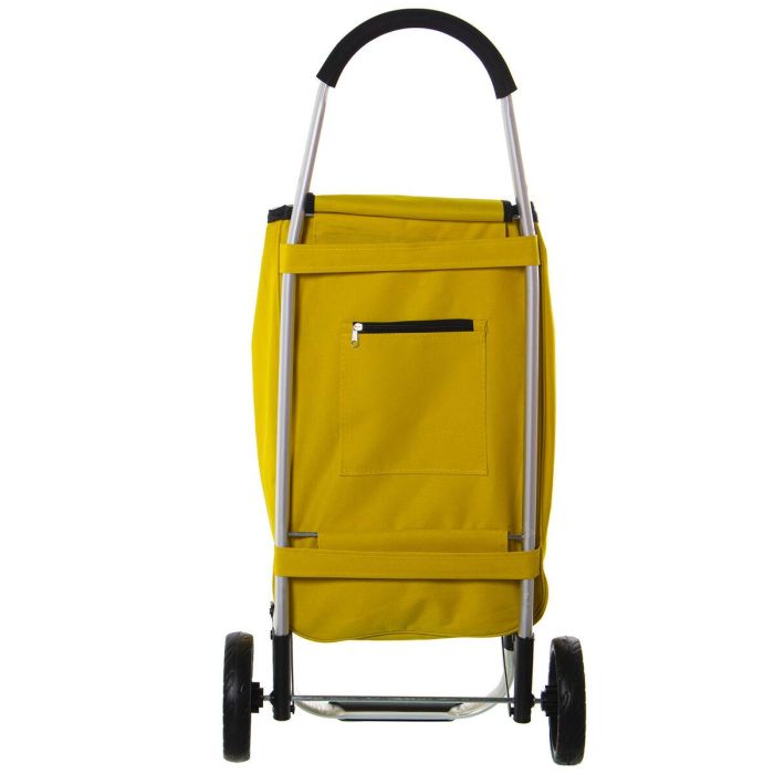 Carro de Compra Alexandra House Living Amarillo 46 x 98 x 36 cm Poliéster 1