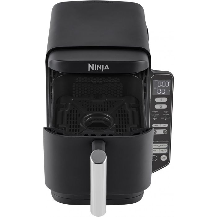 Ninja SL300EU Freidora de Doble Cuba Airfryer 7,6L con 2 cestas para 6 personas, 2470W, Negro Ninja SL300EU Freidora de Doble Cuba Airfryer 7,6L con 2 cestas para 6 personas, 2470W, Negro