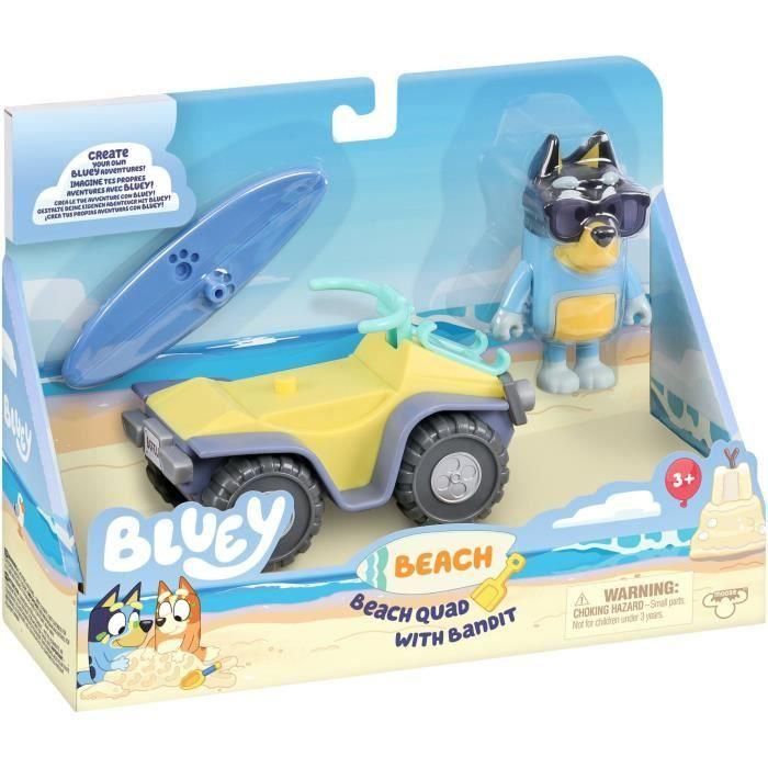 BLUEY quad de playa con figura Bandit y accesorios - Bluey 2