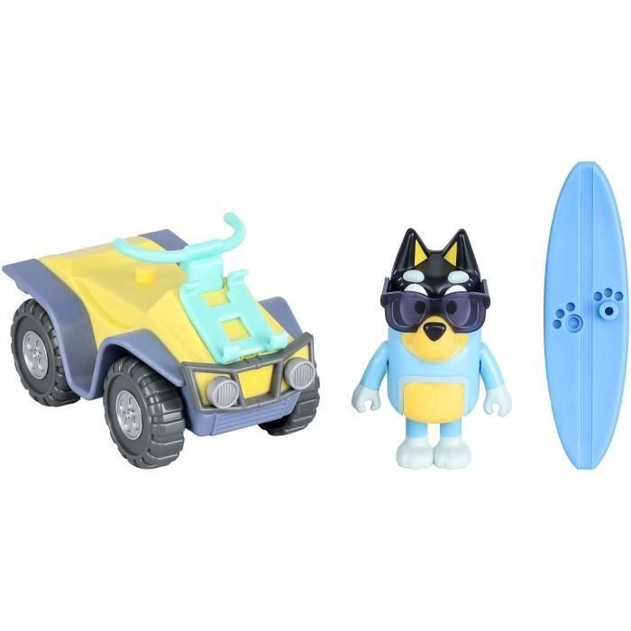 BLUEY quad de playa con figura Bandit y accesorios - Bluey 4