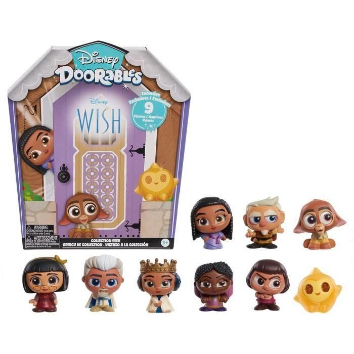 Figuras coleccionables - DISNEY - Caja de deseos de coleccionista - 9 figuras exclusivas, incluida 1 rara 1