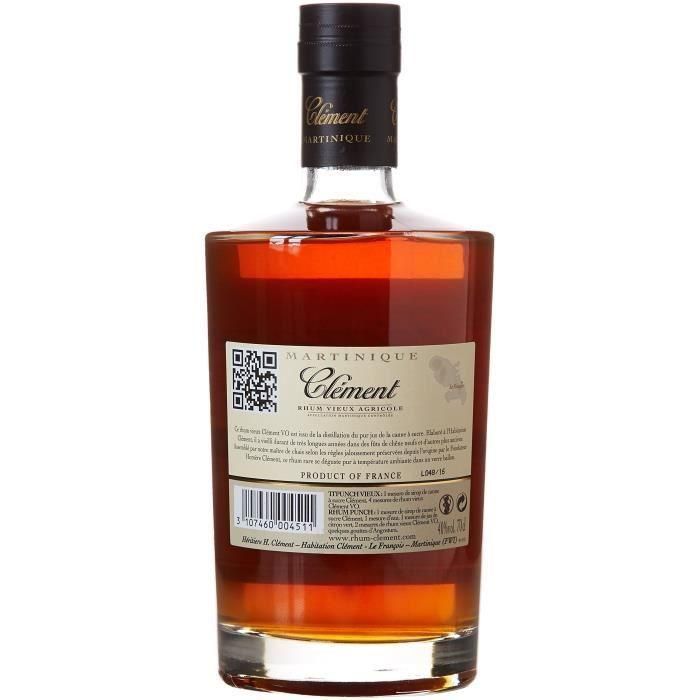 Rhum vieux Clément - Ron agrícola - 40% vol - 70cl 1