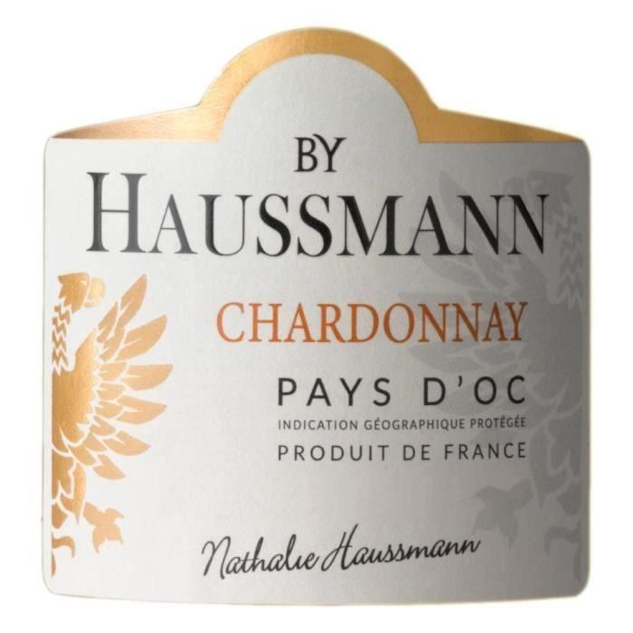 Por Haussmann Chardonnay Pays d'Oc - vino blanco Languedoc 1