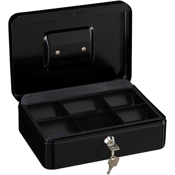 Caja para monedas - BURG WACHTER - Money 5025 Black - Apertura con llave, acero negro 3