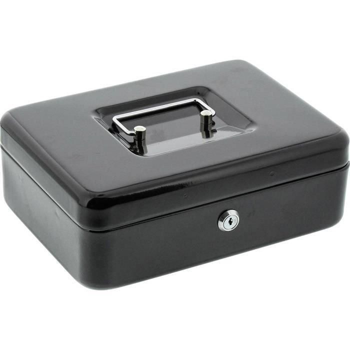 Caja para monedas - BURG WACHTER - Money 5025 Black - Apertura con llave, acero negro