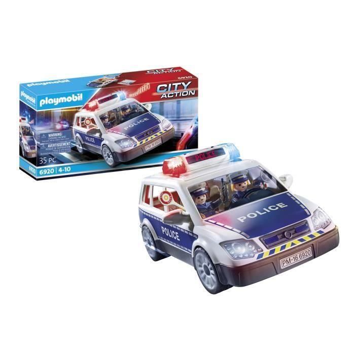 PLAYMOBIL 6920 - City Action - Coche de policía con Beacon y Siren