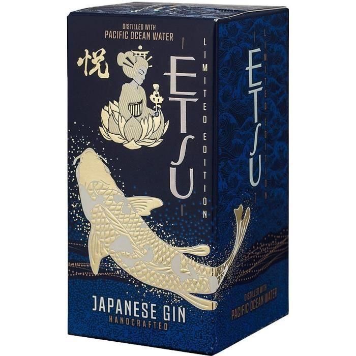 Etsu - Agua del Océano Pacífico - Ginebra - 70 cl - 45,0% Vol. 1