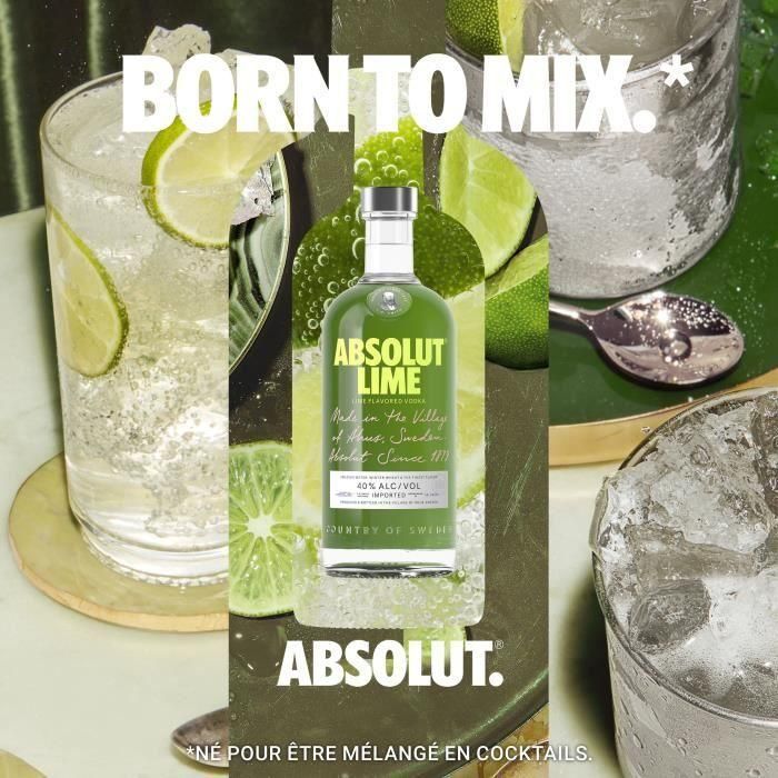 Absolut Lime - Vodka con sabor - 40% - 70 cl 3