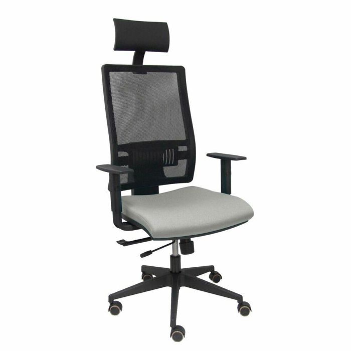 Silla de Oficina con Cabecero Piqueras y Crespo B10CRPC Gris claro Silla de Oficina con Cabecero Piqueras y Crespo B10CRPC Gris claro