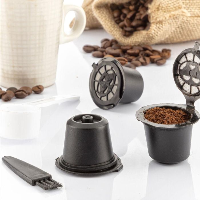 Set de 3 Cápsulas de Café Reutilizables Recoff InnovaGoods 3 Set de 3 Cápsulas de Café Reutilizables Recoff InnovaGoods 3