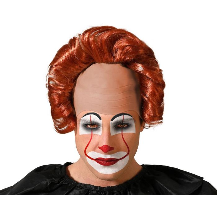 Peluca Pelirroja Para Payaso Con Frente Despejada Ideal Disfraces Halloween Terroríficos