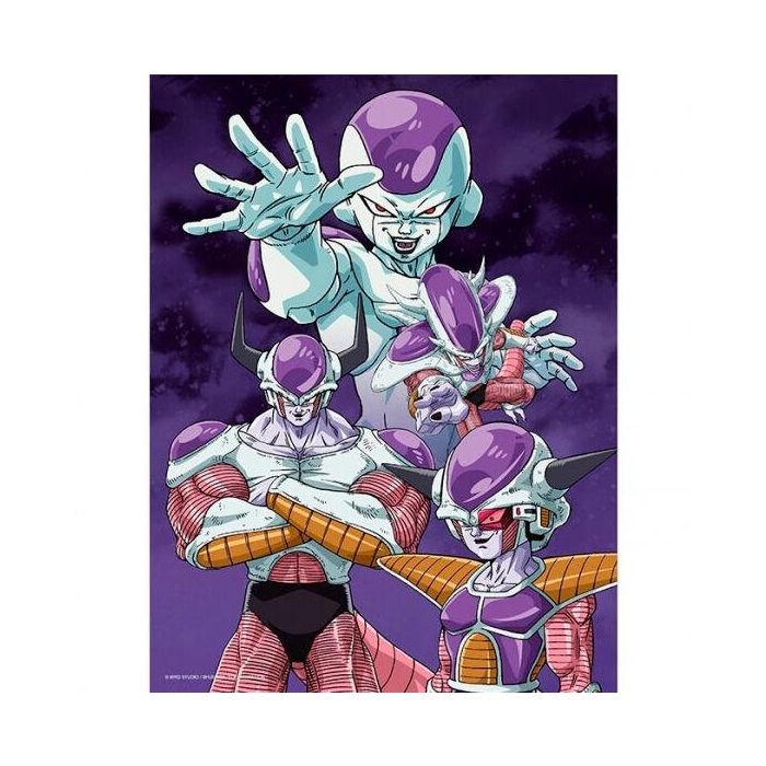 SD TOYS Póster cristal Frieza Transformaciones Dragon Ball Z 30x40cm