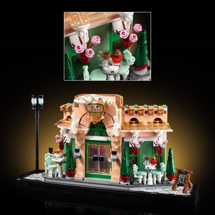 LEGO Icons 10362 Cafetería francesa: decoración de estantería parisina (set para adultos) 2 LEGO Icons 10362 Cafetería francesa: decoración de estantería parisina (set para adultos) 2