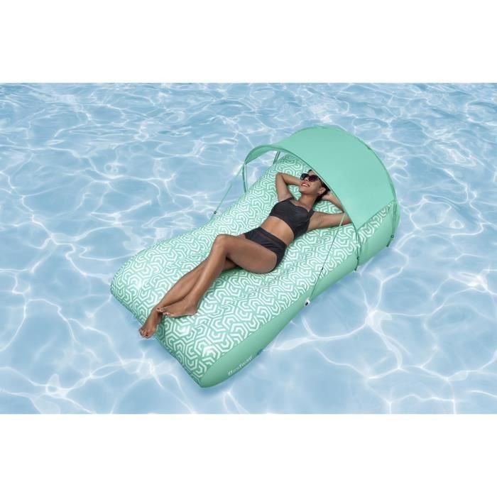 Colchón hinchable para piscina - BESTWAY - Con toldo 2 Colchón hinchable para piscina - BESTWAY - Con toldo 2