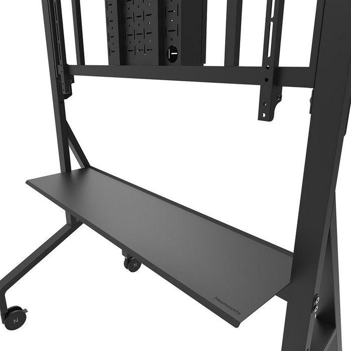 Neomounts FL50-575BL1 Display Trolley para Pantallas de 65-110", Max 125 kg, Altura Manual 129-139 cm, VESA 100x100-1100x600, Negro 10