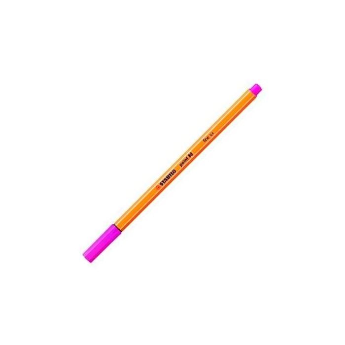 Stabilo Rotulador Point 88 Rosa Neón Caja 10 Ud