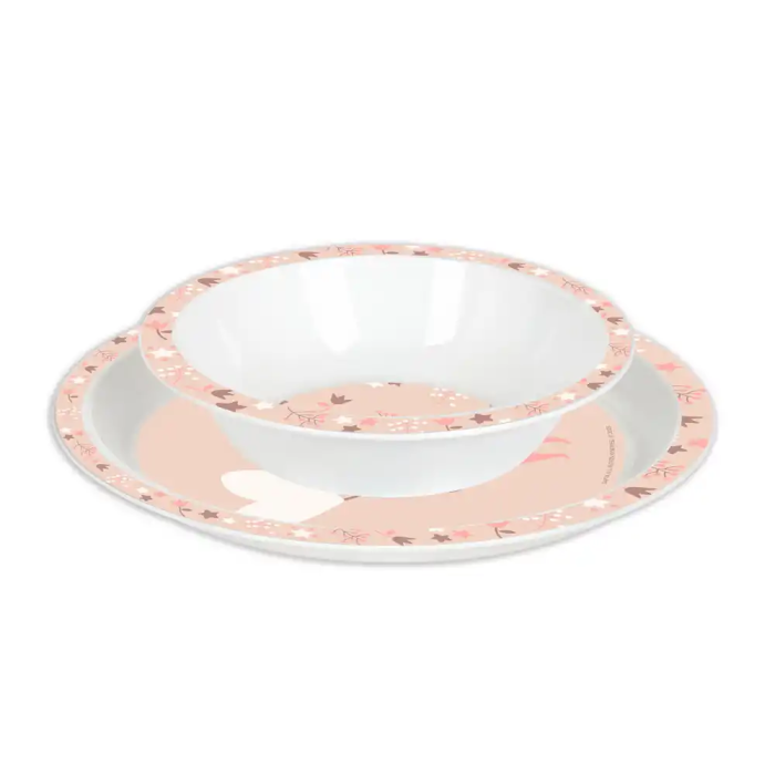Safta Set de Platos Cubiertos y Vaso Preescolar 260x260x90 mm 6 Safta Set de Platos Cubiertos y Vaso Preescolar 260x260x90 mm 6