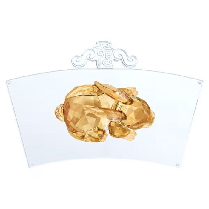 Figura Decorativa Swarovski Rabbit Dorado Conejo 13,6 x 8,3 x 8,8 cm 1