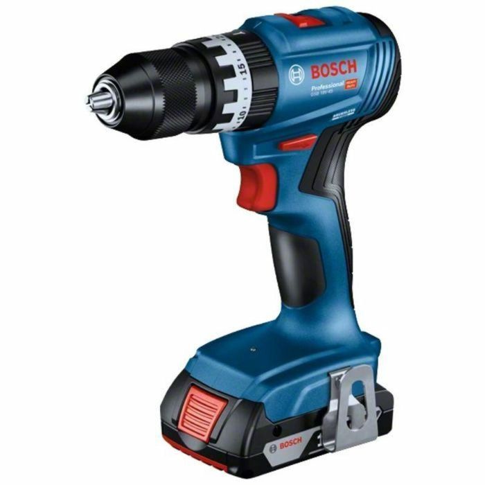 Bosch Professional 0615990N31 Kit 3 Herramientas 18V: Taladro Percutor GSB, Atornillador Impacto GDX, Amoladora GWS con 2 Baterías 5.5Ah, Cargador y Bolsa 2 Bosch Professional 0615990N31 Kit 3 Herramientas 18V: Taladro Percutor GSB, Atornillador Impacto GDX, Amoladora GWS con 2 Baterías 5.5Ah, Cargador y Bolsa 2