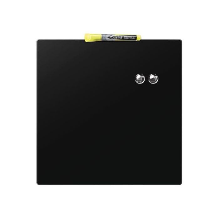 Nobo Pizarra Magnética 360x360mm Negro con Rotulador, Imanes y Almohadillas de Montaje - 1903774 1 Nobo Pizarra Magnética 360x360mm Negro con Rotulador, Imanes y Almohadillas de Montaje - 1903774 1
