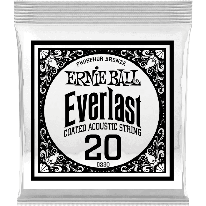 ERNIEBALL Cuerda Acústica Everlast Phosphor/Bronze 020 para Guitarra