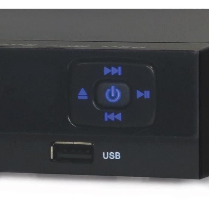 Reproductor de DVD para sala de estar - CGV - AX 204 - Escalado a 1080P - Control remoto con botones grandes - Reproducción multimedia 3 Reproductor de DVD para sala de estar - CGV - AX 204 - Escalado a 1080P - Control remoto con botones grandes - Reproducción multimedia 3