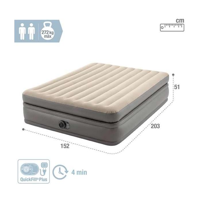 Cama aire queen prime comfort elevated altura 51 cm peso máximo 272 kg . bomba electrica incorporada 7 Cama aire queen prime comfort elevated altura 51 cm peso máximo 272 kg . bomba electrica incorporada 7